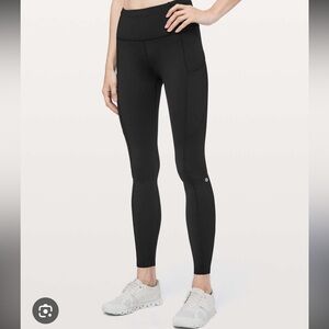 Lululemon Fast and Free 28 in leggings